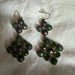Green earrings from Nordstrom boutique